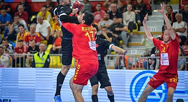 A Milli Erkek Hentbol Takımı, Kuzey Makedonya'ya mağlup oldu