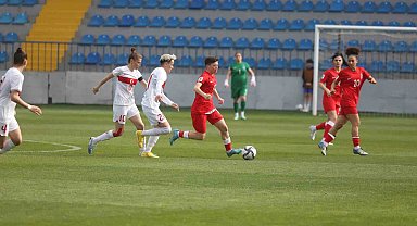 A Milli Kadın Futbol Takımı, Azerbaycan'ı 1-0 yendi
