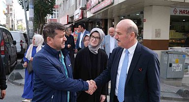 AK Parti adayları, Bağcılar'da sokak sokak seçmeni dinledi