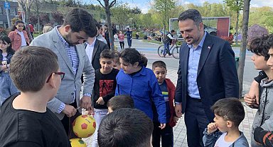 AK Parti Milletvekili Adayı Eminoğlu, 23 Nisan'ı çocuklarla buluştu