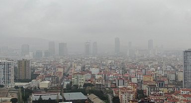 Anadolu Yakası'nda etkili olan sis havadan görüntülendi