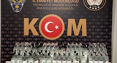 Antalya'da sahte içki operasyonunda 5 şahsa işlem yapıldı 