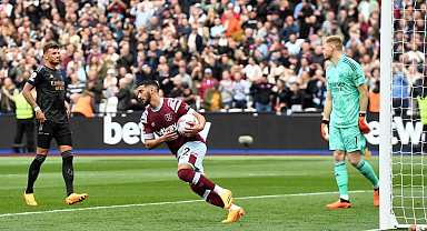 Arsenal, West Ham United deplasmanında 2 puan bıraktı