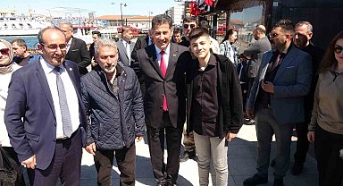 Ata İttifakı Cumhurbaşkanı Adayı Sinan Oğan, Çanakkale'de vatandaşlarla bir araya geldi