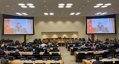 Bakan Derya Yanık, BM Yaşlanma Açık-Uçlu Çalışma Grubunun 13'üncü Oturumunda ülke beyanını sundu