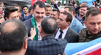 Bakan Kurum: "Bizim icraatlarımızın uzandığı noktaya onların hayalleri bile ulaşamaz''