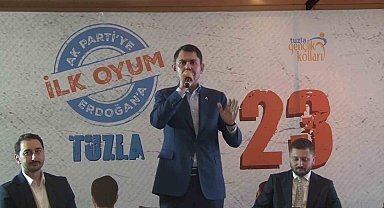 Bakan Kurum, Tuzla'da gençlerle buluştu