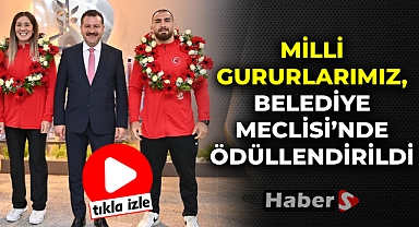 Balıkesir' in Milli Gururları Ödüllendirildi 