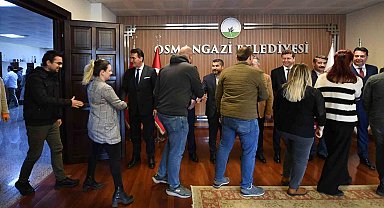 Başkan Dündar, personelle bayramlaştı