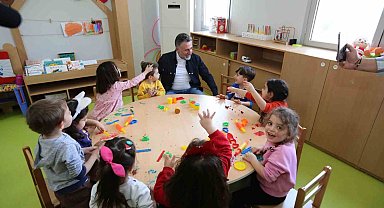 Başkan Sandal'dan anaokullarına ziyaret