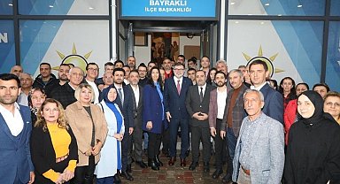 Bayraklı'da Başkan Saygılı'ya coşkulu karşılama