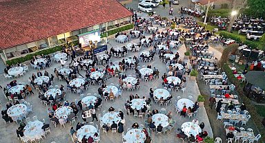 Bergama'da 2 bin kişilik iftar sofrası