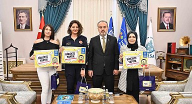 Bursa Büyükşehir yaptı, personel yarıştı