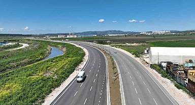 Bursa Şehir Hastanesi yolu açılışa hazırlanıyor