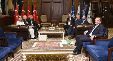 Bursa vizyonu çalışması Başkan Aktaş'a sunuldu