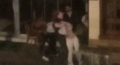 Bursa'da 3 kadının darp edildiği anlar kameraya yansıdı