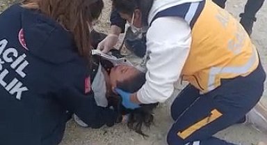 Bursa'da  Scooter Süren Kız Çocuğuna Köpekler Saldırdı