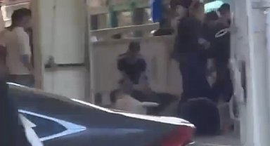 Bursa'da gençlerin meydan muharebesi kameralarda