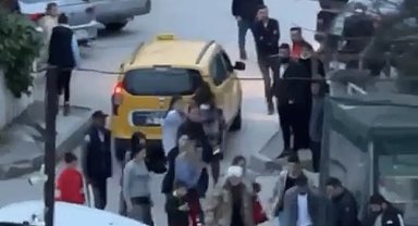 Bursa'da kadınların yan bakma kavgası kamerada