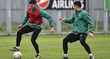 Bursaspor'da çift kale maçlar yapıldı