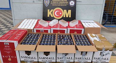 Çanakkale'de 221 bin makaron ele geçirildi