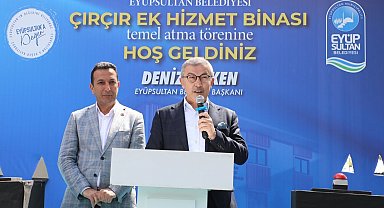 Çırçır'da Eyüpsultan Belediyesi ek hizmet binasının temeli atıldı