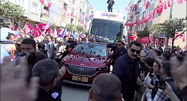 Cumhurbaşkanı Erdoğan Bursa'ya Togg aracıyla giriş yaptı