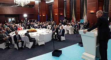 Cumhurbaşkanı Erdoğan, Büyükelçilerle iftar programında konuştu