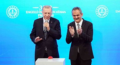 Cumhurbaşkanı Erdoğan: "Atanamayan tüm engelli öğretmen adaylarımızın atamasını gerçekleştirdik"