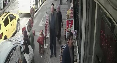 Dalgın şoför yaşlı kadına böyle çarptı