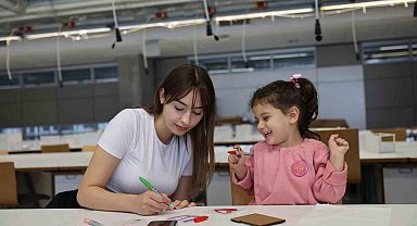 Depremzede çocuklar kampüste buluştu