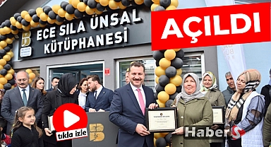Ece'nin Adı Kütüphanede Yaşayacak