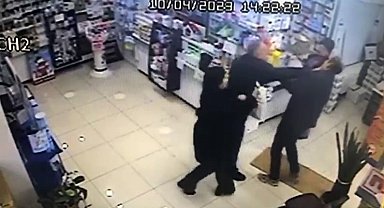 Eczacıya 'Muadil' ilaç saldırısı kamerada