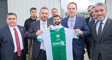 Fatih Erbakan, Bursaspor'u ziyaret etti