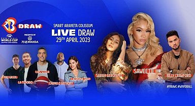 FIBA Basketbol Dünya Kupası 2023'ün kura çekimi Manila'da gerçekleşecek