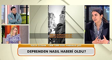 Fulya Öztürk deprem bölgesinde yaşadıklarını anlattı