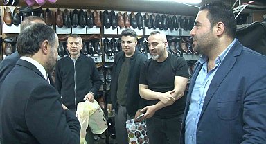 Gaziosmanpaşa'da esnaftan AK Parti'li adaylara öneri