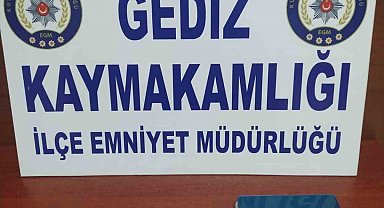 Gediz'de evinde uyuşturucu ile yakalanan şahıs tutuklandı