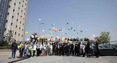 Gökyüzü rengarenk balonlarla ile buluştu