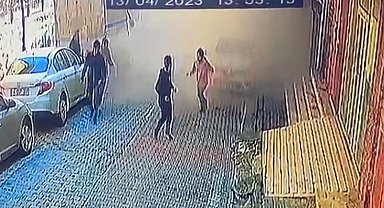 Güngören'de binanın çökme anın yeni görüntüsü ortaya çıktı