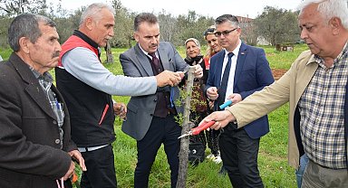 Hacıarslanlar Mahallesi'nde aşılama teknikleri projesi uygulamalı olarak gerçekleştirildi