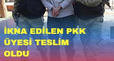 İkna Edilen PKK Üyesi Teslim Oldu   