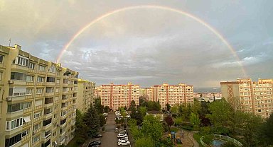 İstanbul semalarında gökkuşağı şöleni