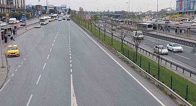 İstanbul'da arife günü yollar boş kaldı