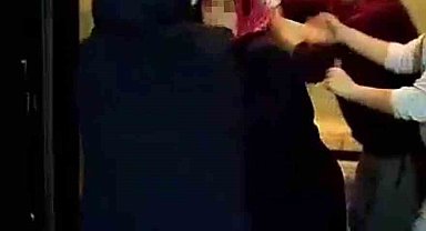 İstanbul'da ev sahibi ve kiracı arasındaki kavga kamerada