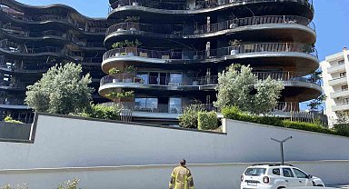 İzmir'de küle dönen 8 katlı sitede hasar tespit çalışmaları başlıyor