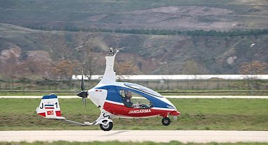 Jandarma'nın 141 beygir gücünde olan havadaki yeni gözü "Cayrokopter"