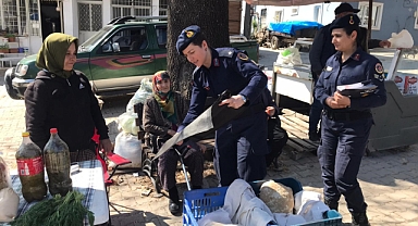 Kadın Jandarmalar “Kadına Şiddete Hayır” Dedi