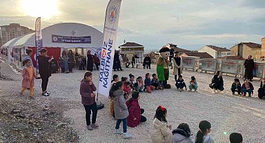 Kağıthane Belediyesi deprem bölgesindeki çocuklar için Ramazan'a özel etkinlikler düzenliyor