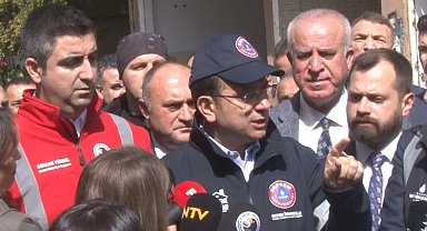 Kartal'da riskli binada yıkım yapıldı